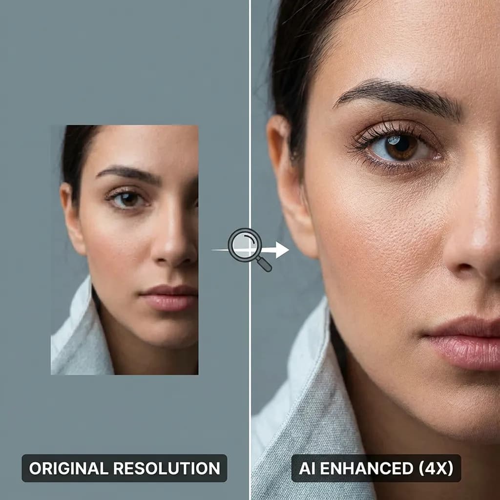AI Image Upscaler 2x/4x - Increase Photo Resolution