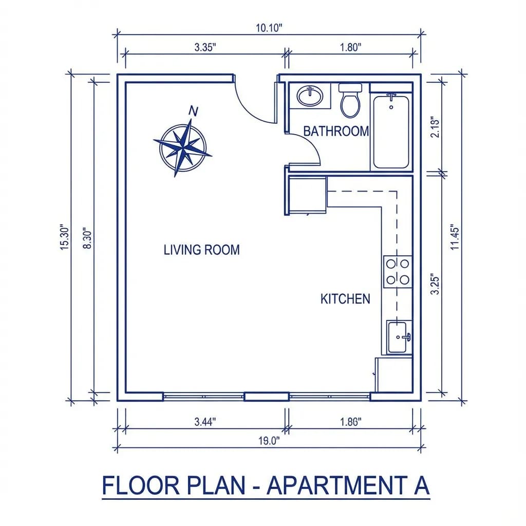 Floor Plan 3D Visualization - Layout to Realistic View