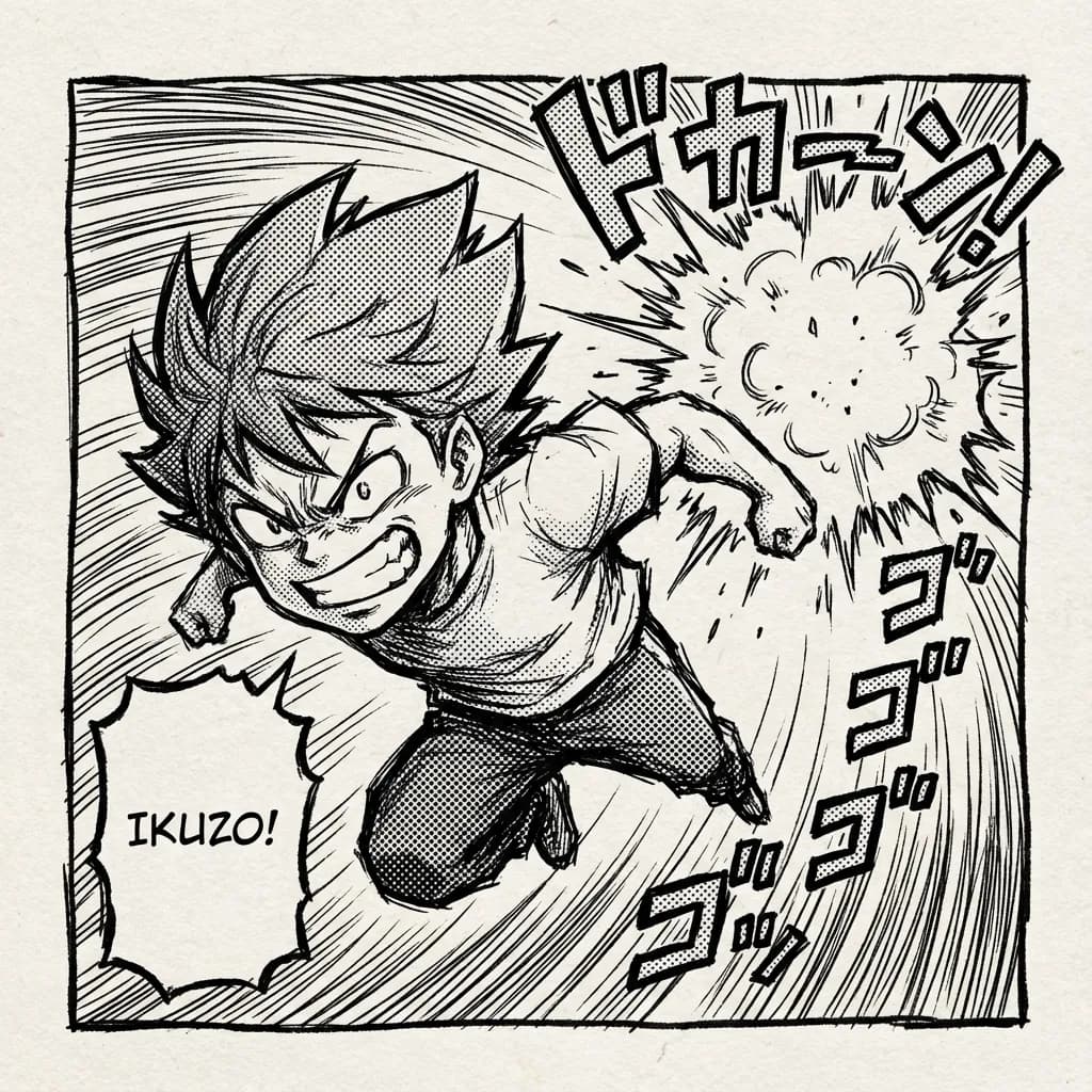 Manga Art Style - Japanese Comic Book