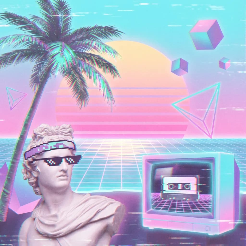 Vaporwave Aesthetic - Retro Futurism