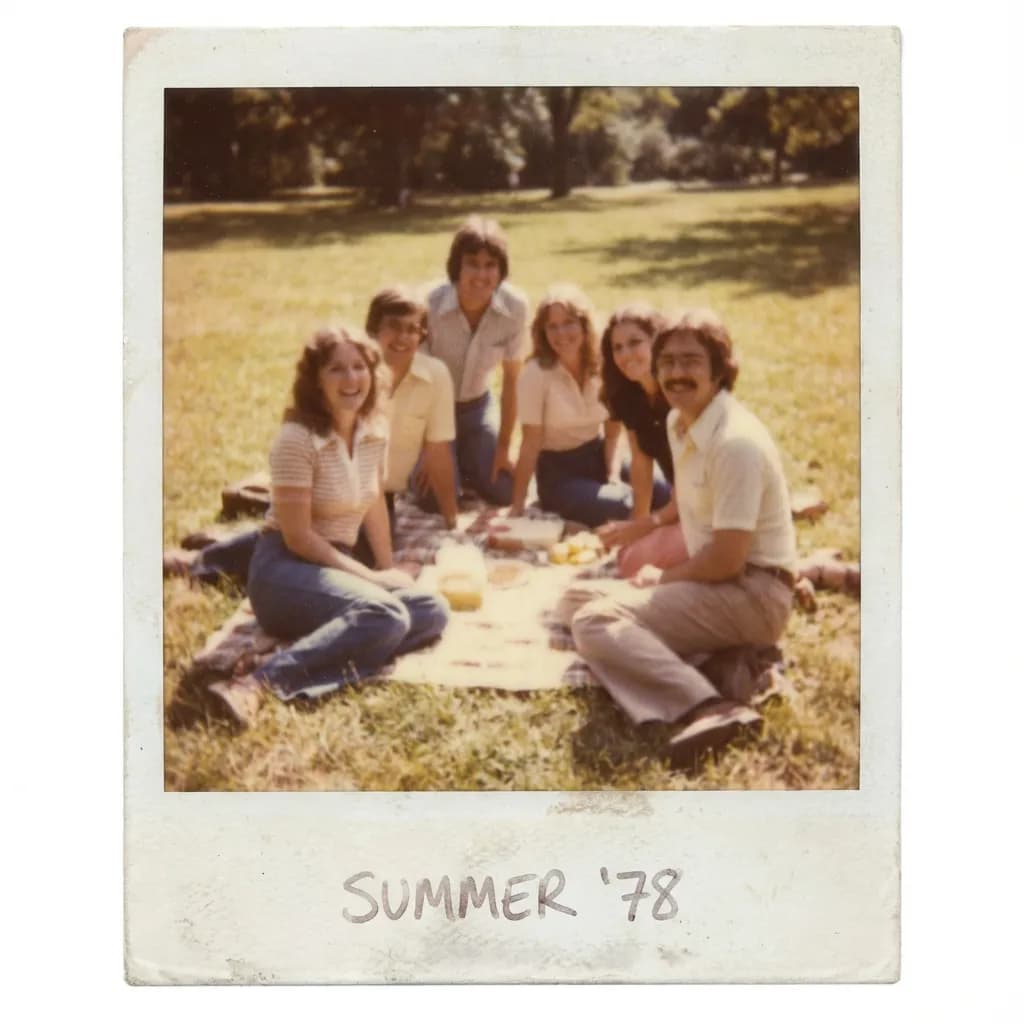 Vintage Polaroid Style - Instant Film Aesthetic